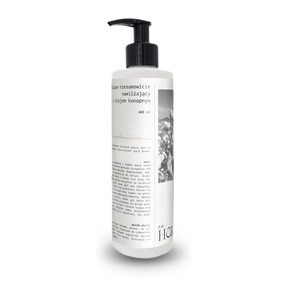 Balsam niesamowicie nawilżający z olejem konopnym [400 ml]