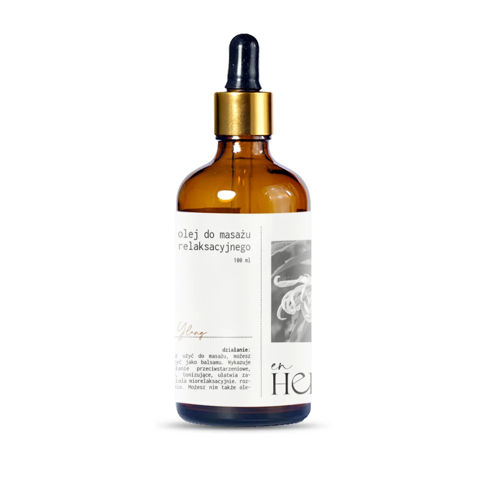 Olej do masażu relaksacyjny z olejkiem Ylang-Ylang [100ml]