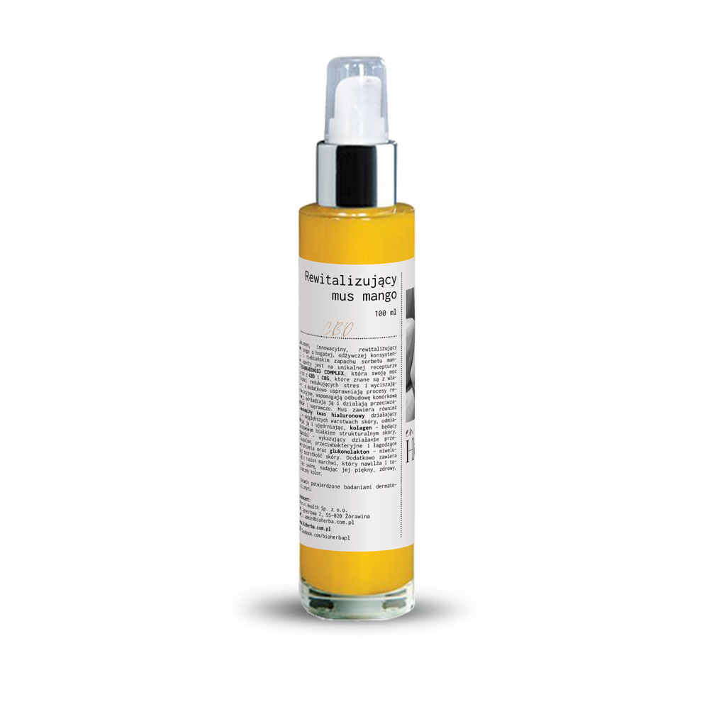 Rewitalizujący mus mango na twarz, szyję i dekolt [100 ml]
