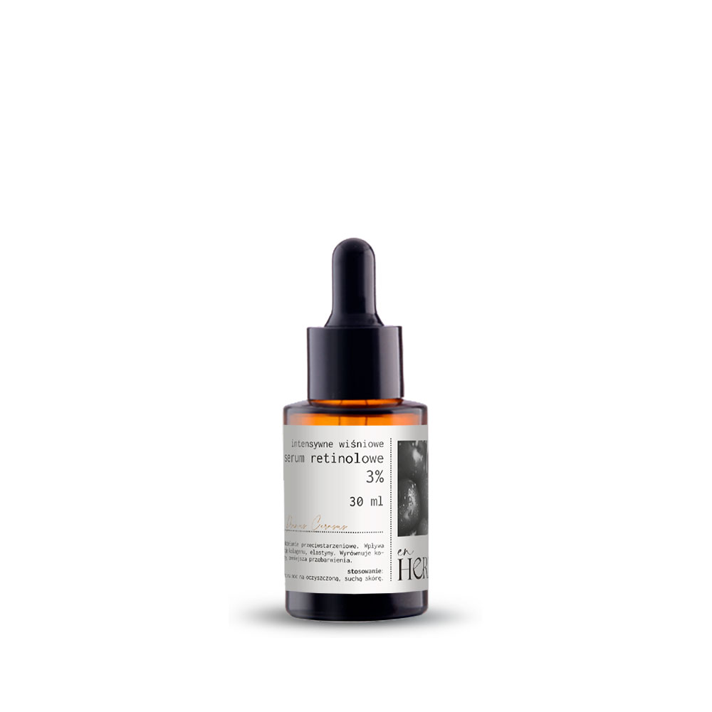 Intensywne, wiśniowe serum retinolowe 3% [30 ml]
