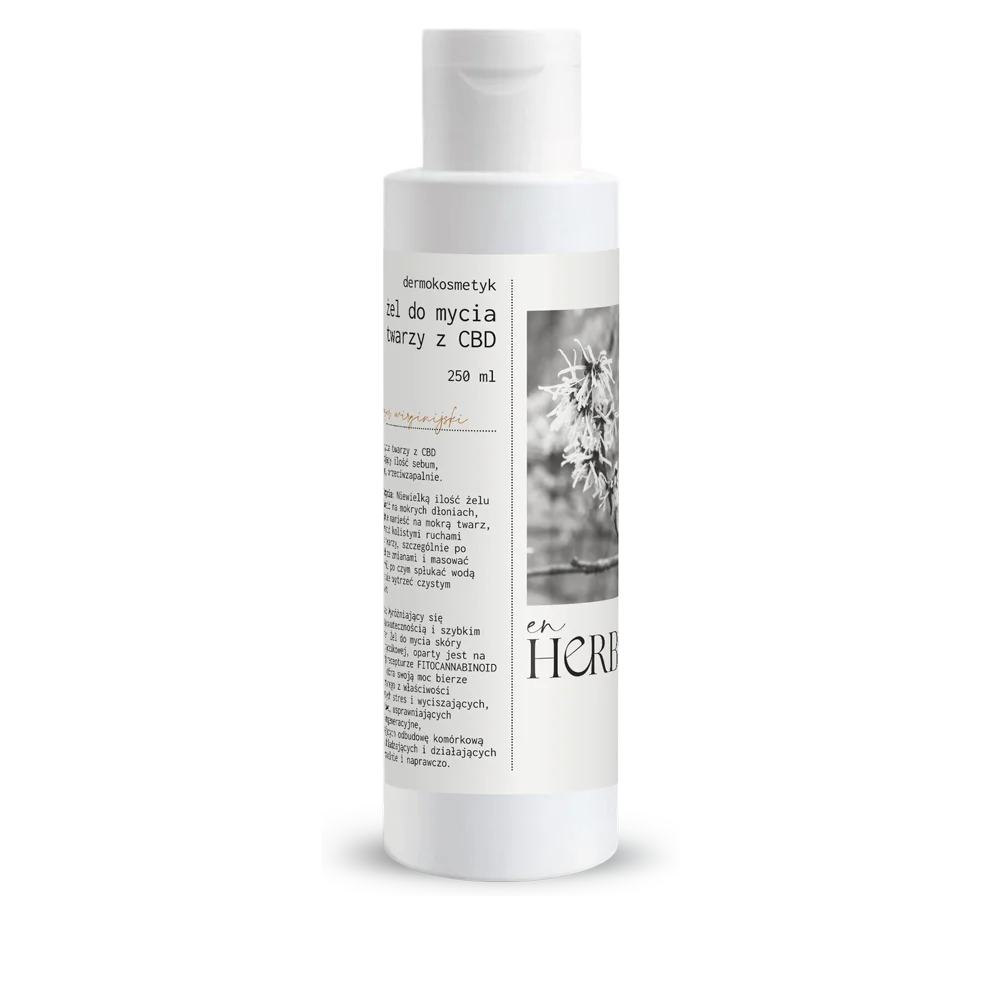 Żel do mycia twarzy z CBD - 250 ml - dermokosmetyk